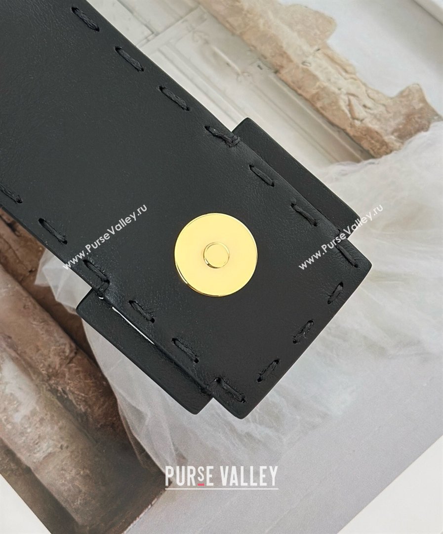 Fendi Baby B. Mini Bag in Leather Black 2026 8705 (CL-260123081)