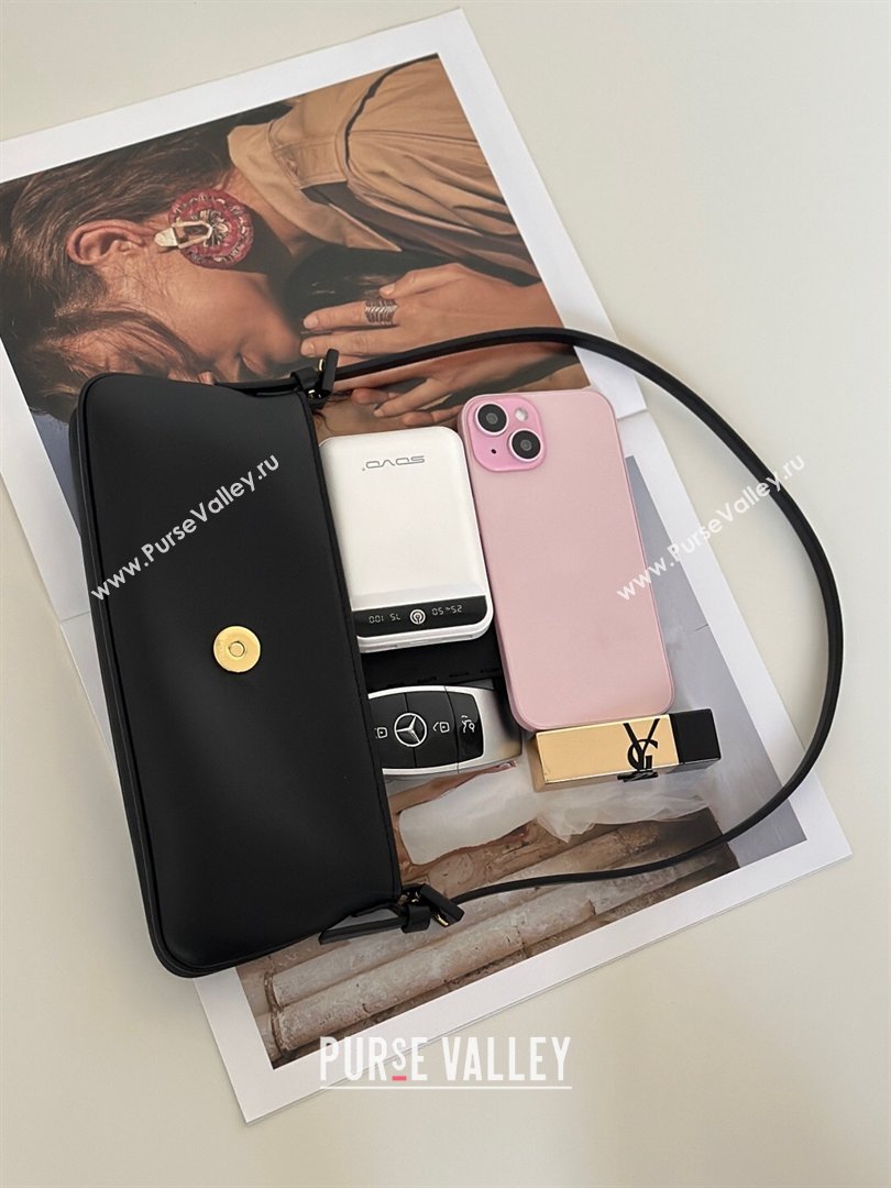 Fendi Baby B. Mini Bag in Leather Black 2026 8705 (CL-260123081)