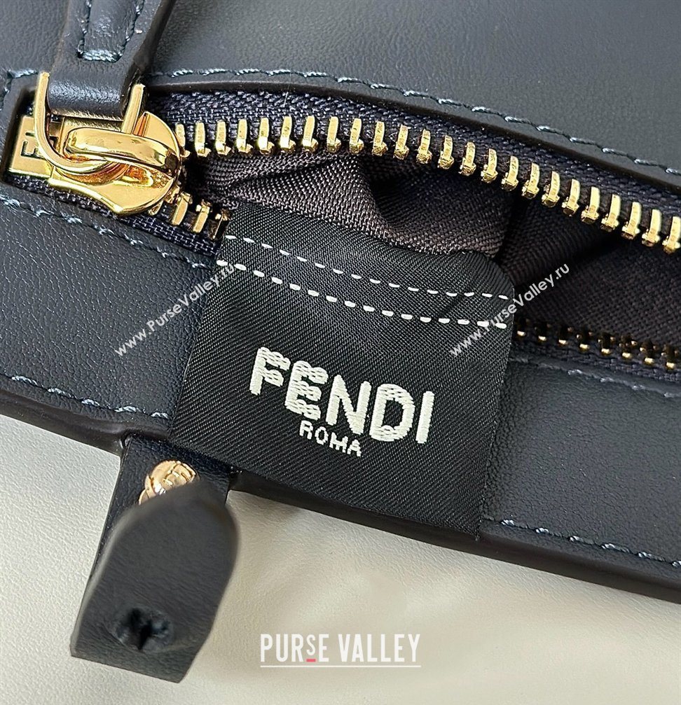 Fendi Large Roll Reversible shopper Tote Bag in FF jacquard and Denim Royal Blue 2026 8661L (CL-260409097)