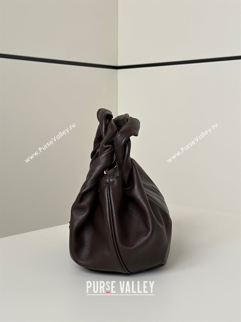 Fendi Spy Small Bag in Leather 80888S Dark Brown 2025 (CL-250807034)