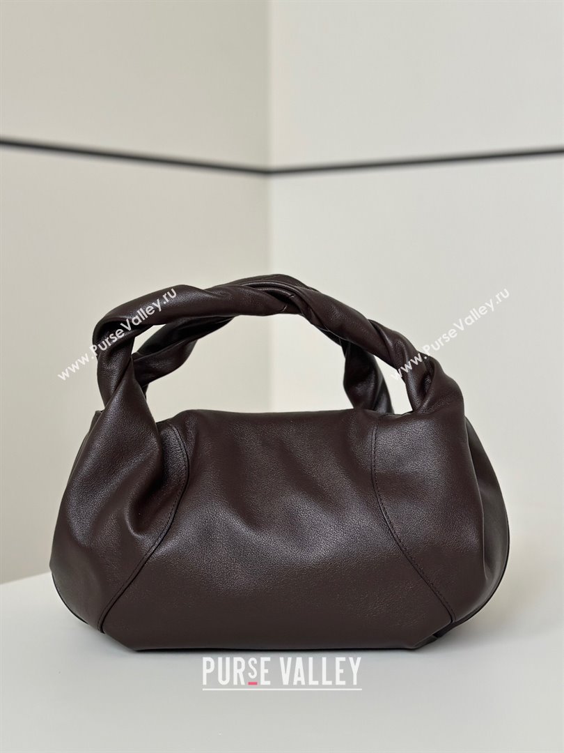 Fendi Spy Small Bag in Leather 80888S Dark Brown 2025 (CL-250807034)