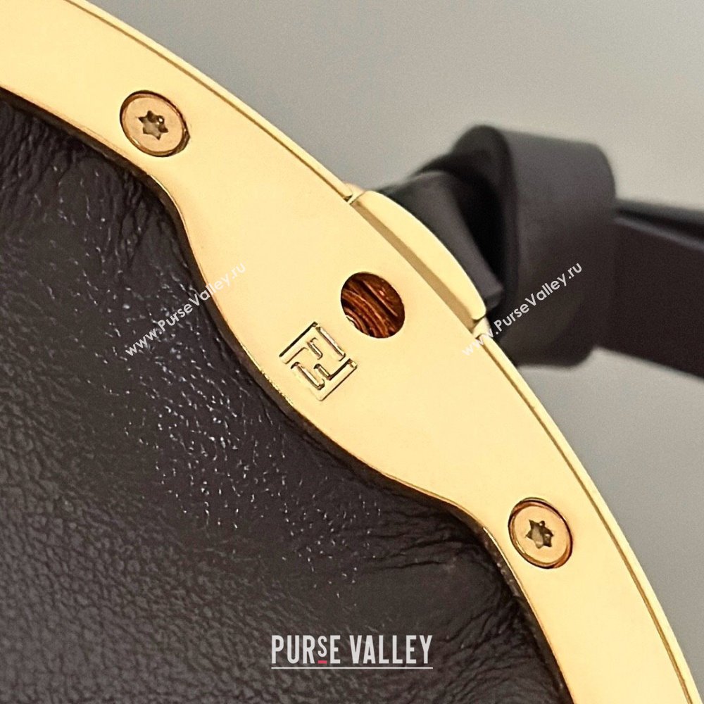 Fendi Spy Small Bag in Leather 80888S Dark Brown 2025 (CL-250807034)