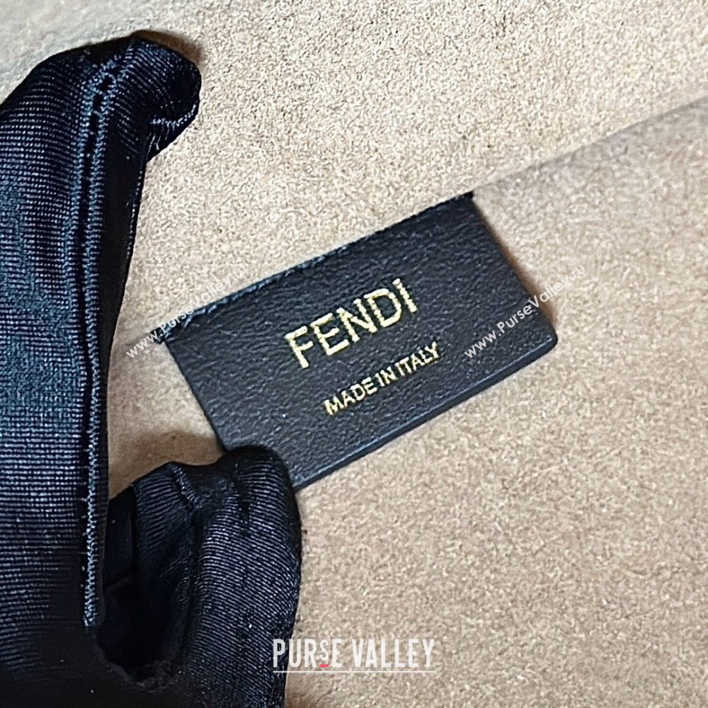 Fendi Sunshine Shopper Medium Bag in FF Leather White 2025 8597L (CL-250628016)
