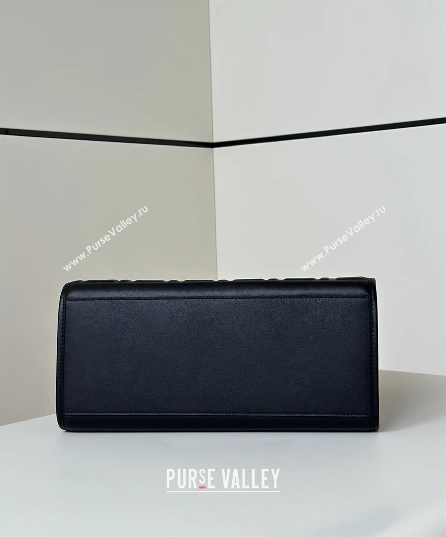 Fendi Sunshine Shopper Medium Bag in FF Leather Black 2025 8597L (CL-250628017)