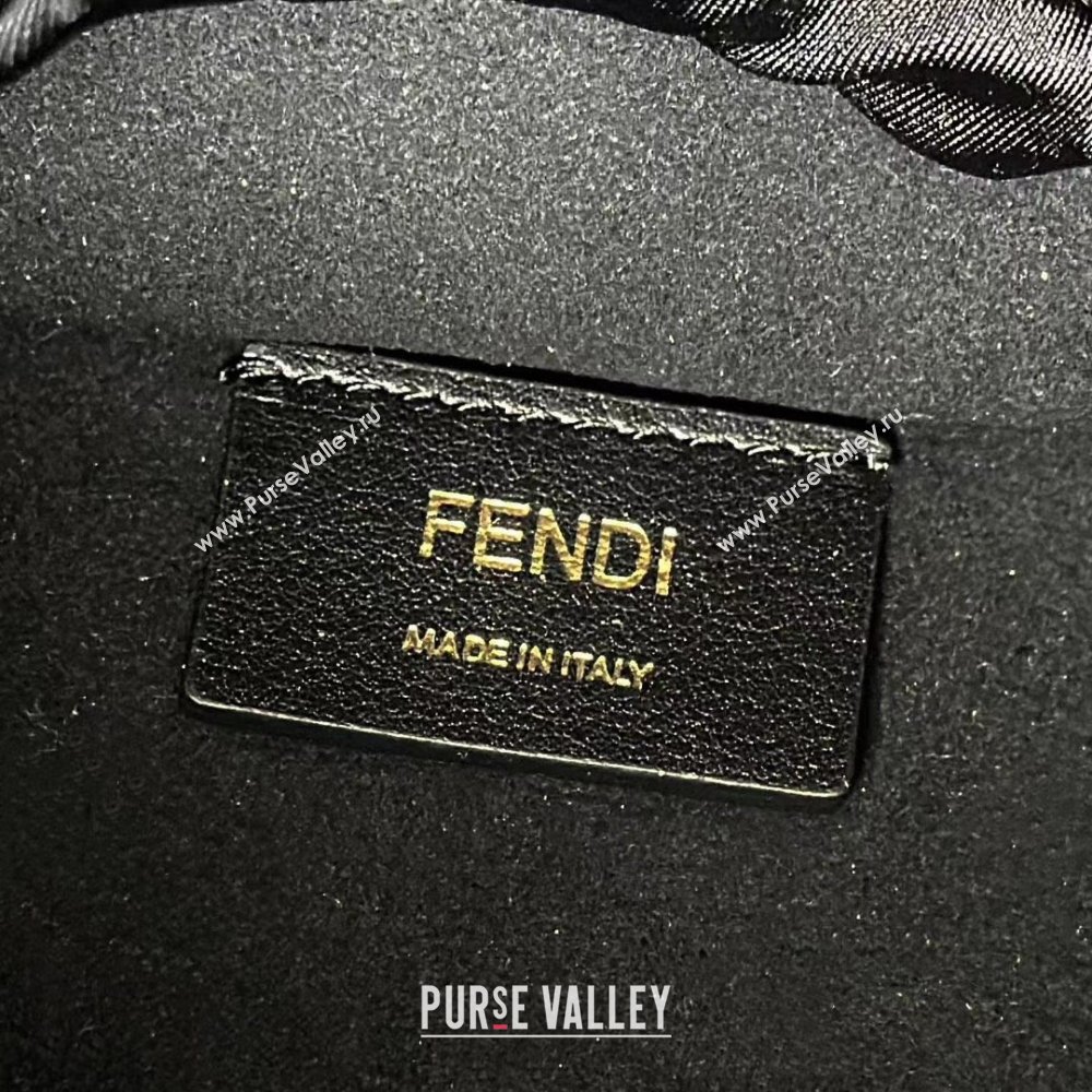 Fendi Sunshine Shopper Medium Bag in FF Leather Black 2025 8597L (CL-250628017)