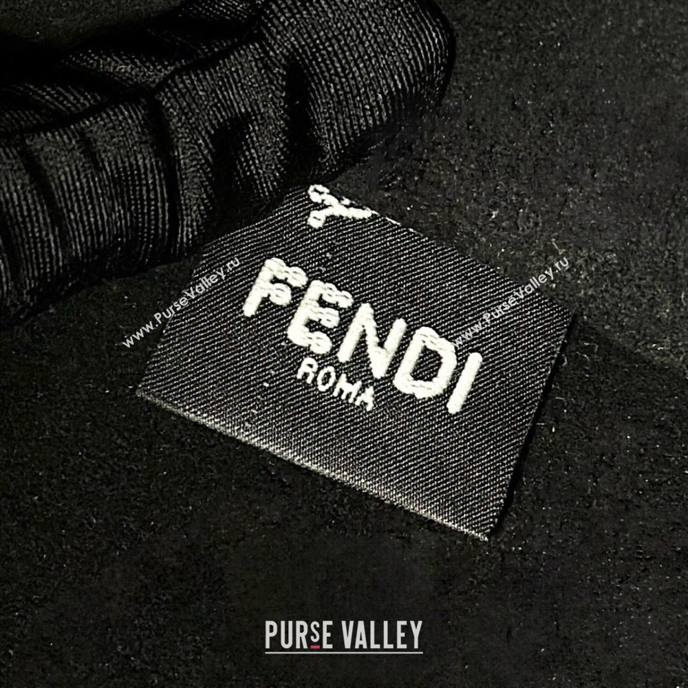Fendi Sunshine Shopper Medium Bag in FF Leather Black 2025 8597L (CL-250628017)