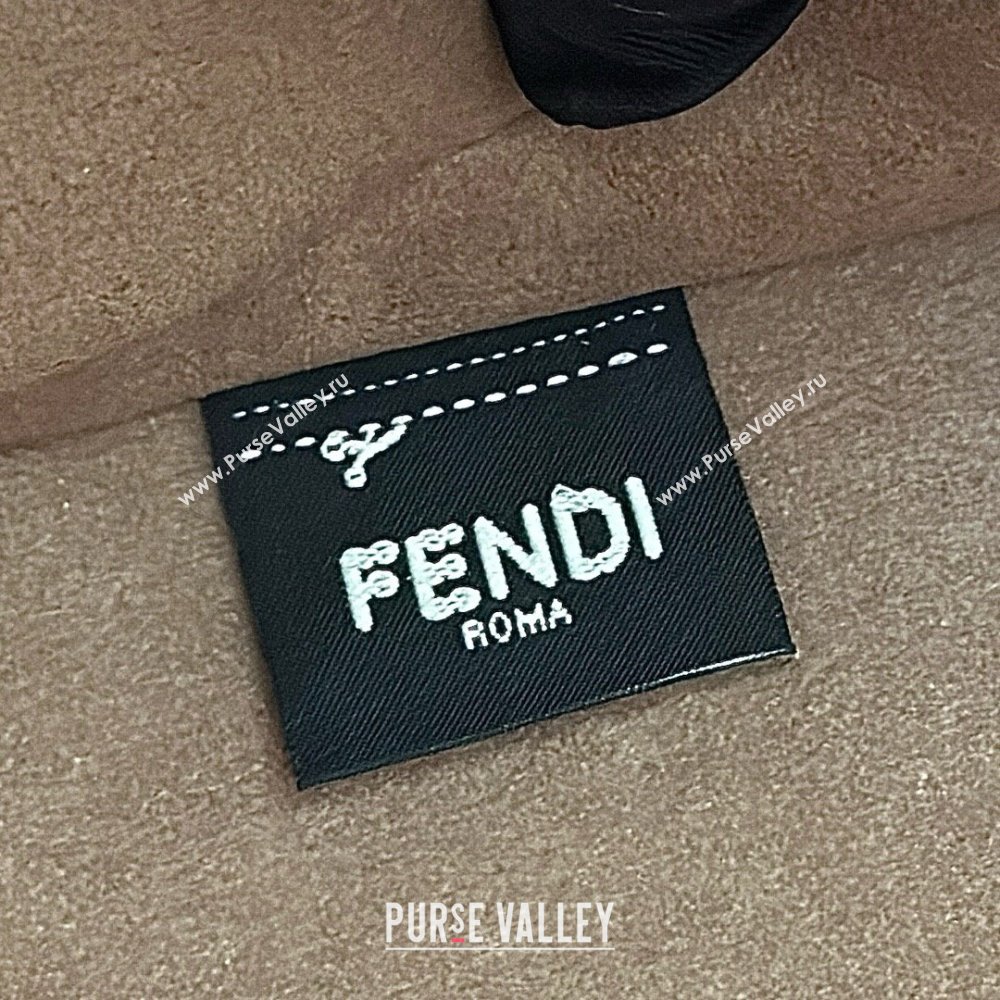 Fendi Sunshine Shopper Medium Bag in FF Leather Brown 2025 8597L (CL-250628018)