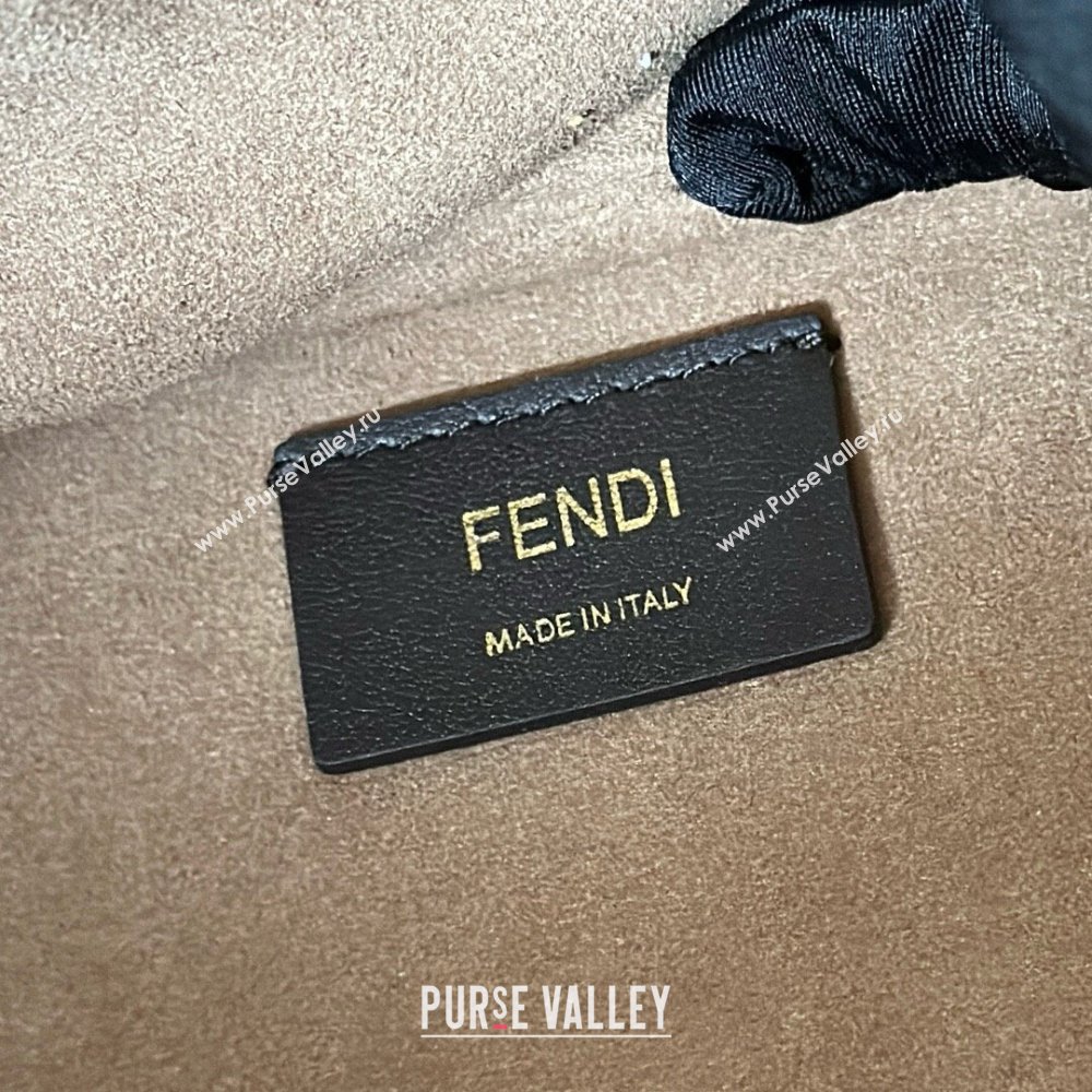 Fendi Sunshine Shopper Medium Bag in FF Leather Brown 2025 8597L (CL-250628018)