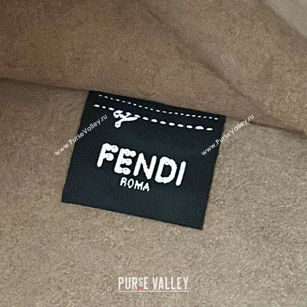Fendi Sunshine Shopper Medium Bag in FF Leather Pink 2025 8597L (CL-250628019)