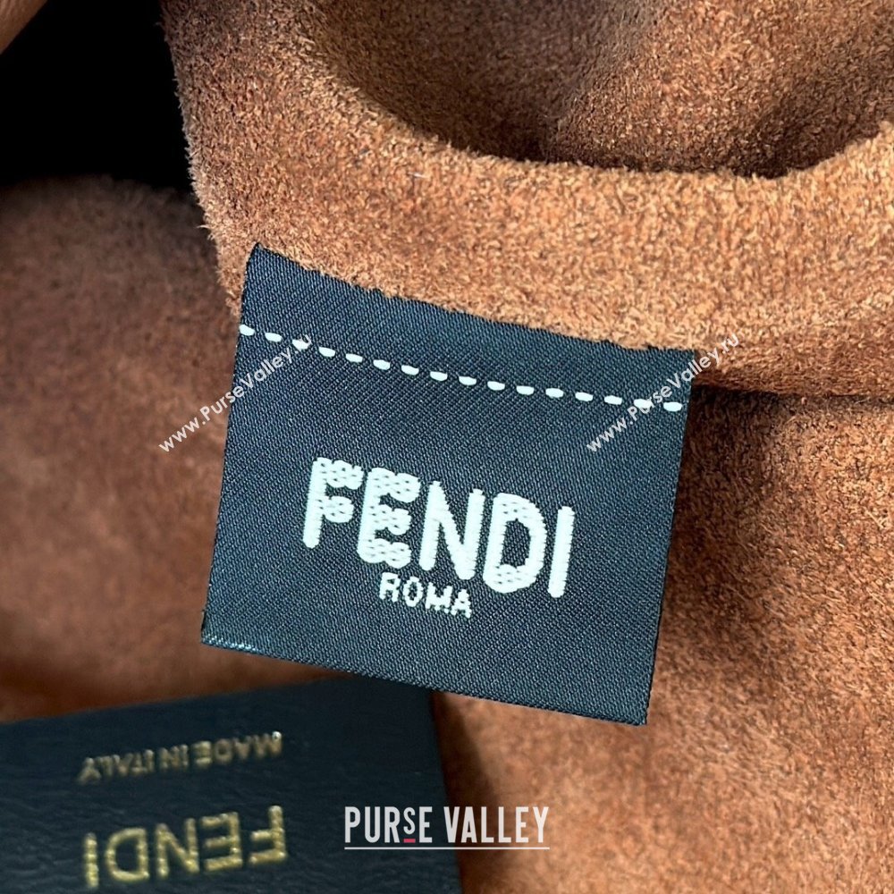 Fendi Mamma Baguette Large Bag in Nappa Leather Brown 2025 8677L (CL-250628003)