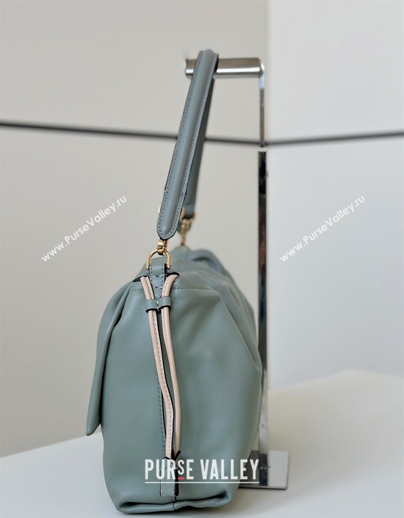Fendi Mamma Baguette Large Bag in Nappa Leather Green 2025 8677L (CL-250628001)