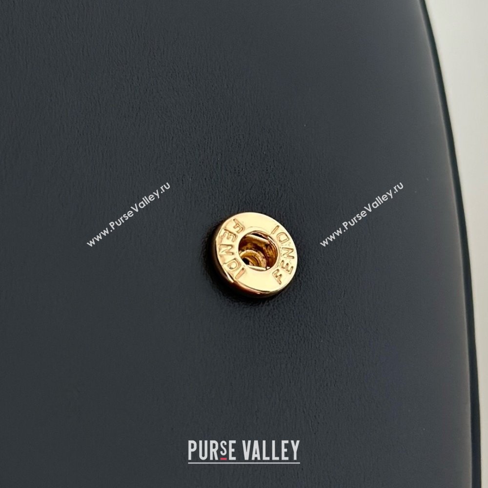 Fendi Fendigraphy Wallet on Chain Mini bag in Leather Black 2025 8687 (CL-250930018)