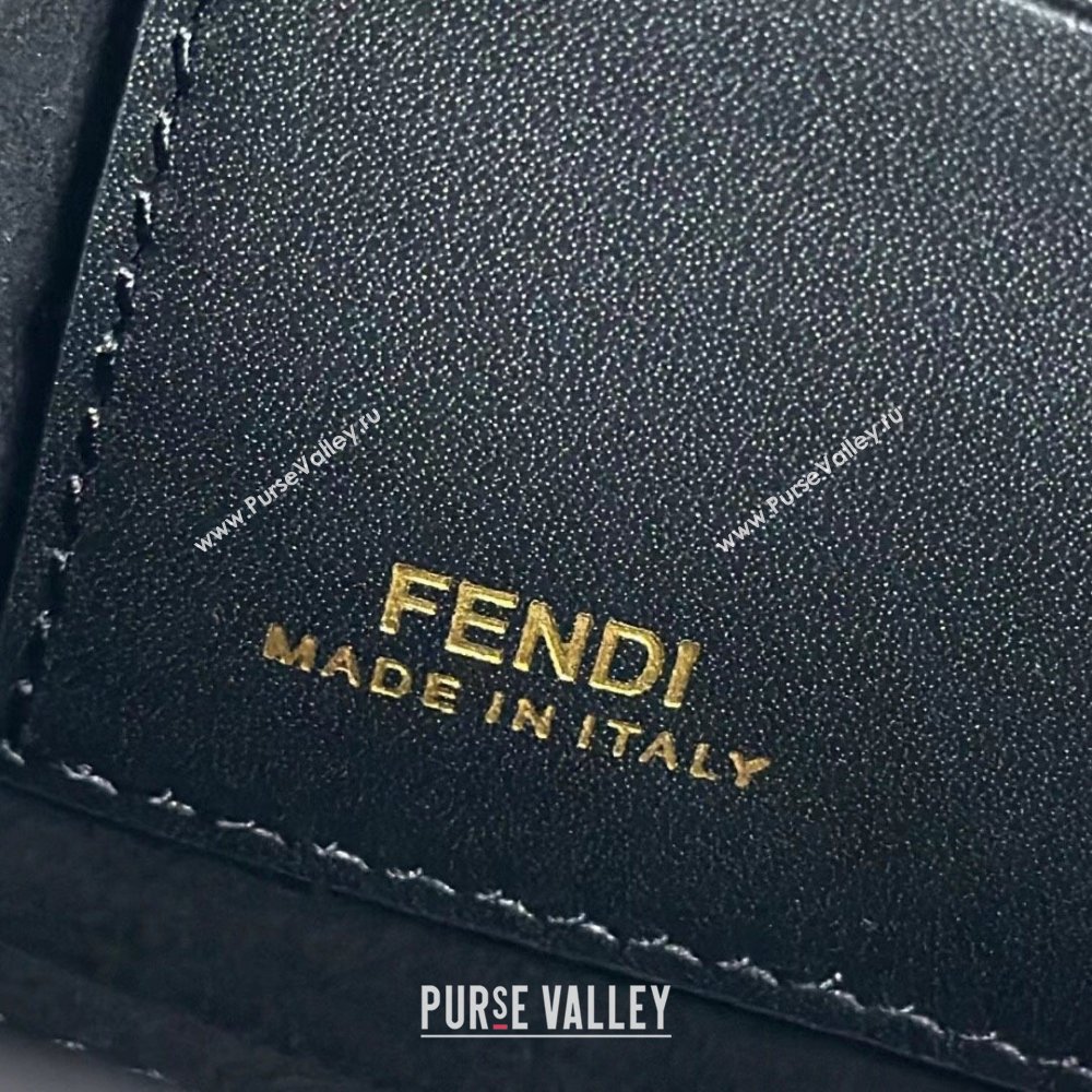 Fendi Fendigraphy Wallet on Chain Mini bag in Leather Black 2025 8687 (CL-250930018)