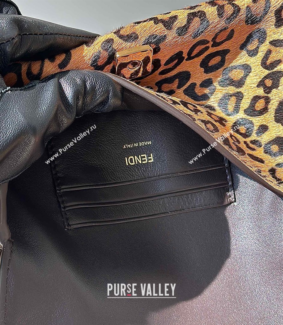 Fendi Baguette Mini Bag in Leopard Printed Mohair 2025 8691S (CL-251124001)