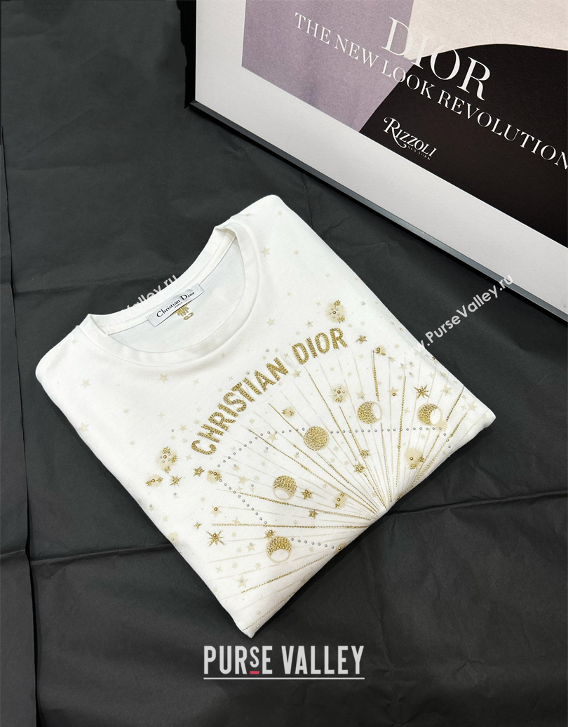 Dior Cotton T-Shirt White 2025 0620 (QI-250620067)