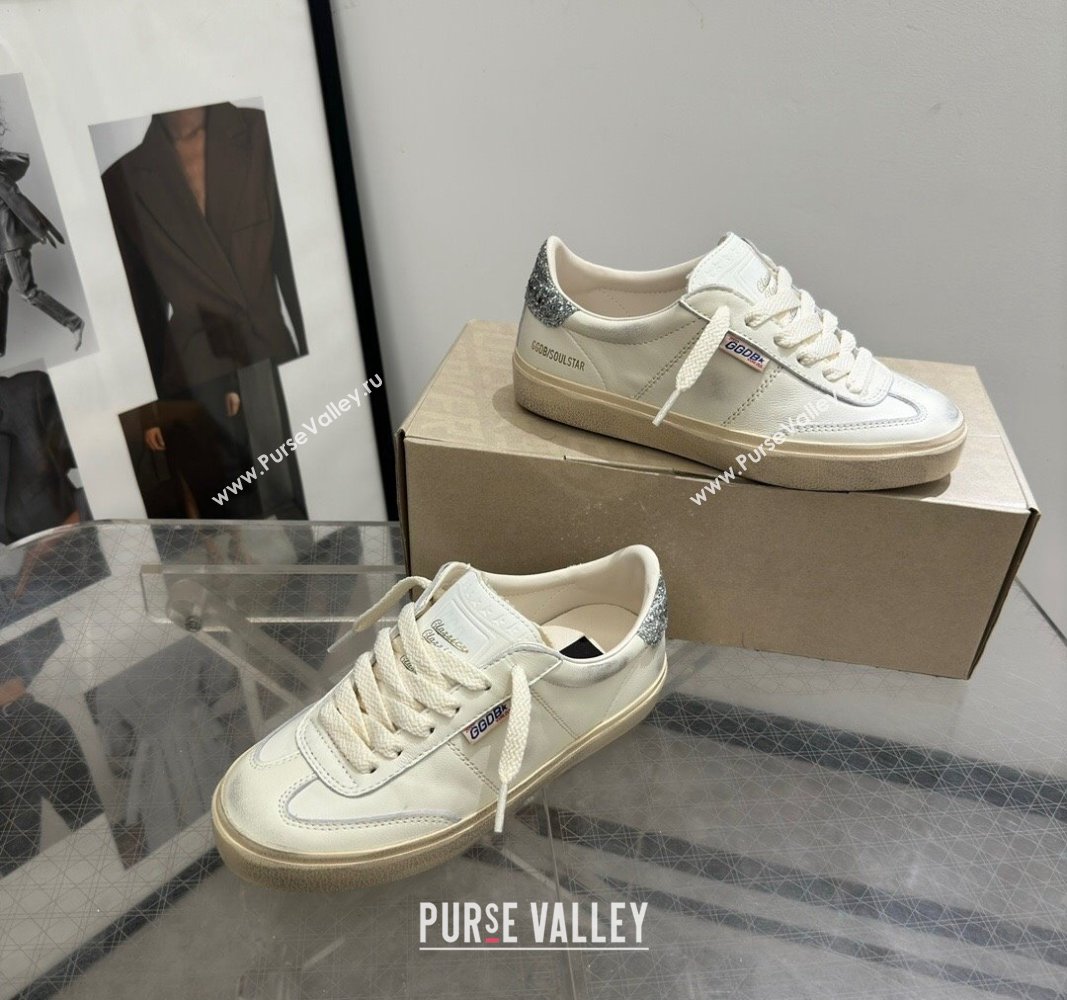 Golden Goose Soul Star Sneakers in White Leather 2024 0905 (13-240905073)