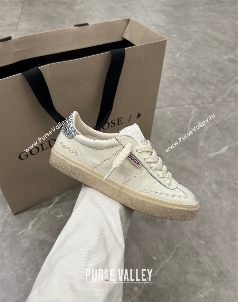 Golden Goose Soul Star Sneakers in White Leather 2024 0905 (13-240905073)