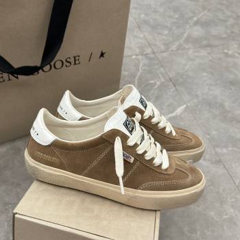 Golden Goose Soul Star Sneakers in Suede Light Brown 2024 0905 (13-240905071)