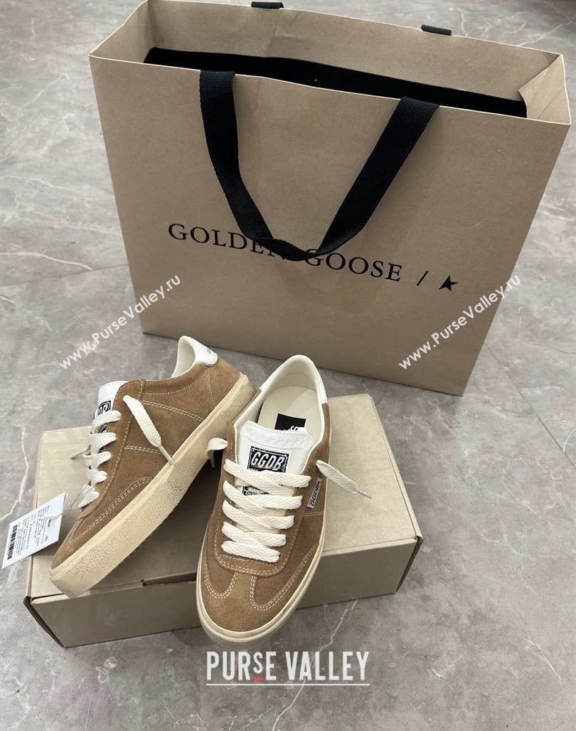 Golden Goose Soul Star Sneakers in Suede Light Brown 2024 0905 (13-240905071)