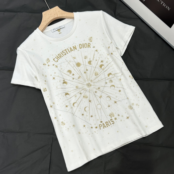 Dior Cotton T-Shirt White 2025 0620 (QI-250620067)