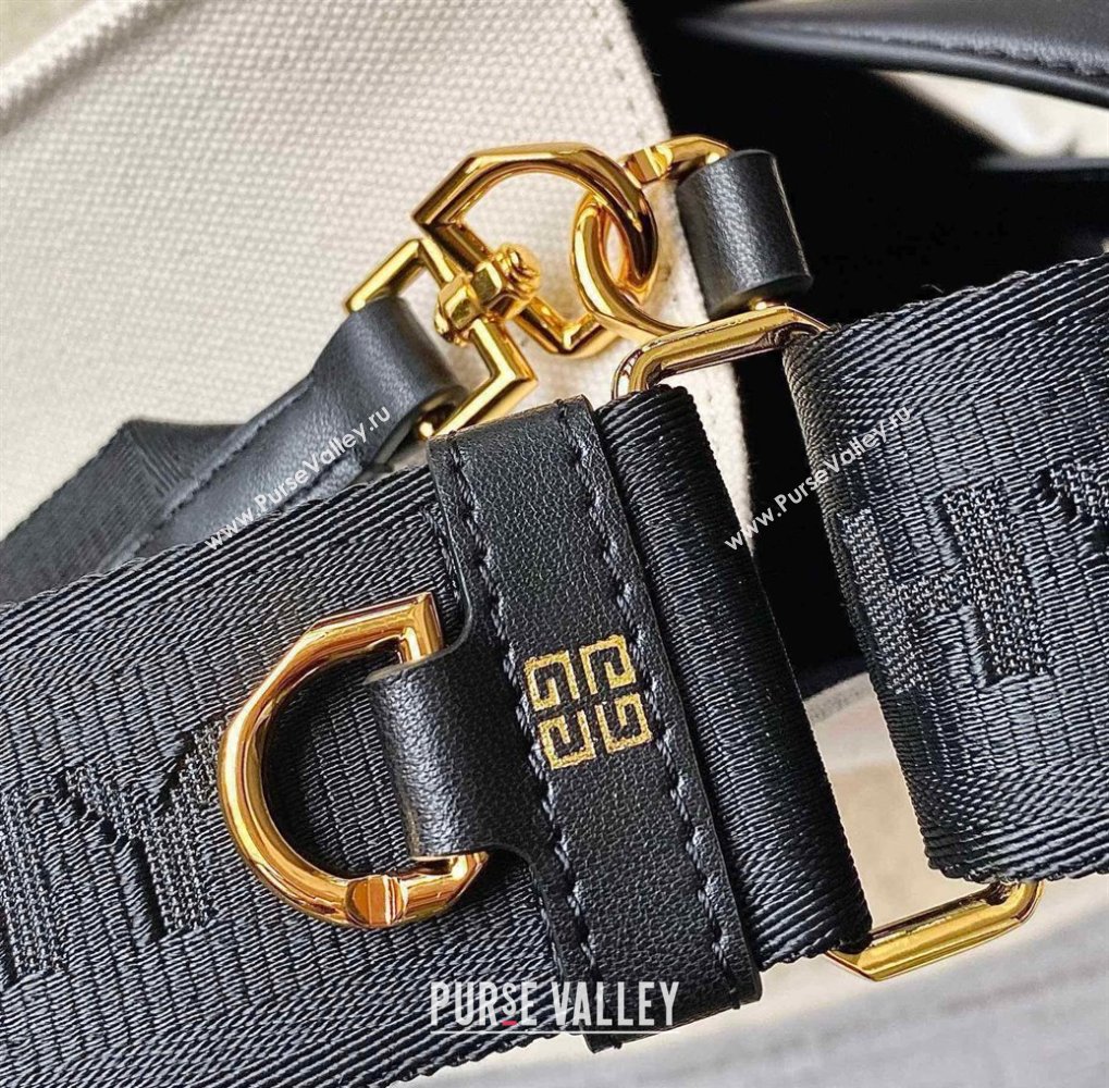 Givenchy Mini G-Tote shopping bag in canvas Beige/Black 2025 (YY-250408018)