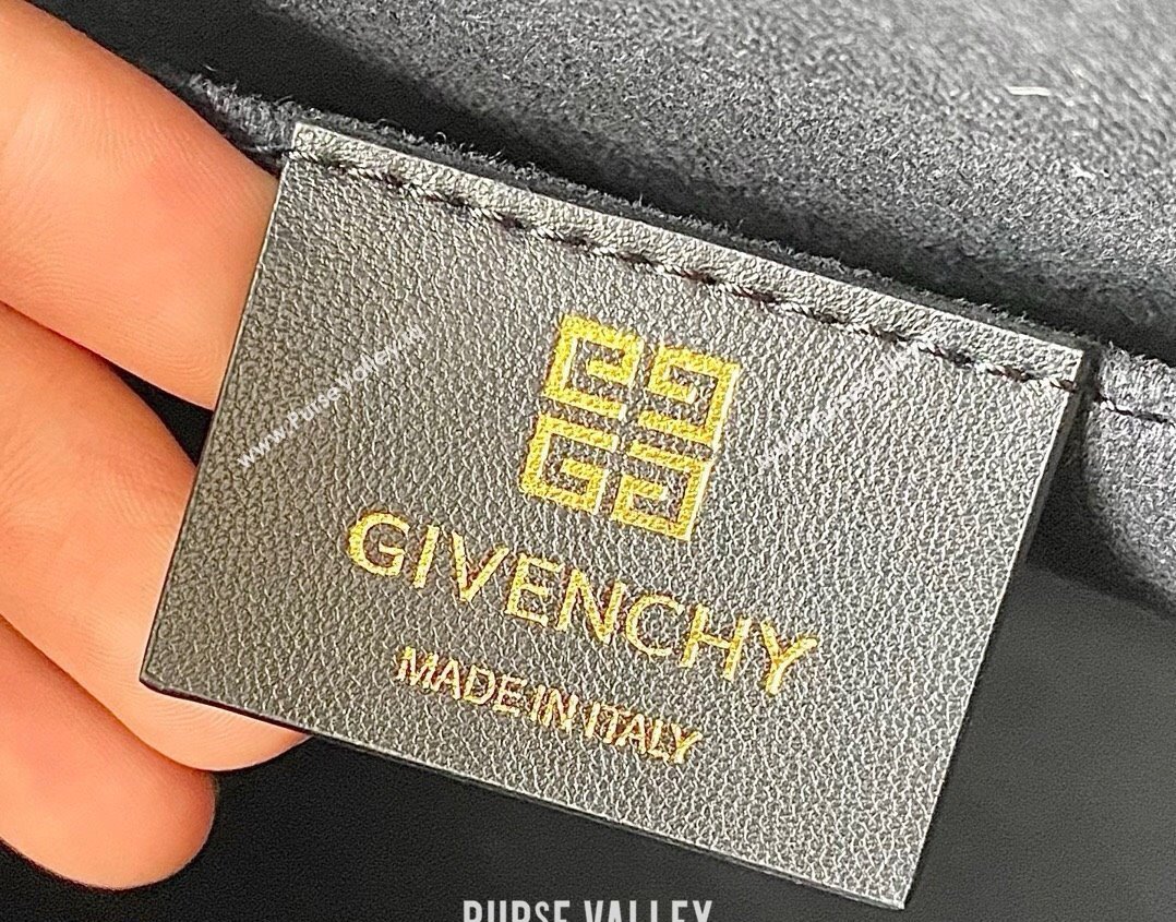 Givenchy Medium G-Tote shopping bag in canvas Black2 2025 (YY-250408021)