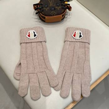 Moncler Knit Gloves Powder Pink 2026 ML010501 (XMN-260105004)