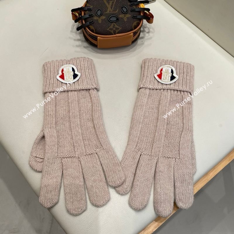 Moncler Knit Gloves Powder Pink 2026 ML010501 (XMN-260105004)