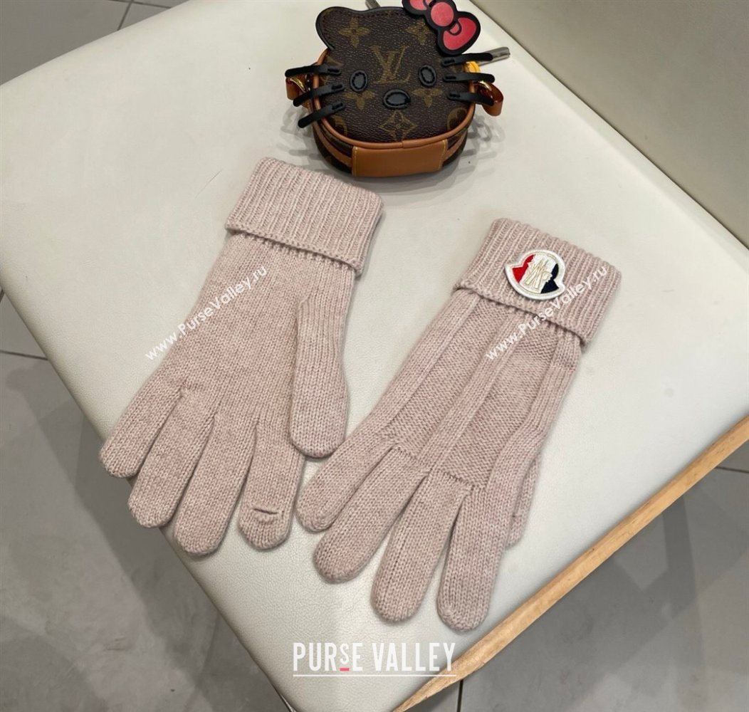 Moncler Knit Gloves Powder Pink 2026 ML010501 (XMN-260105004)