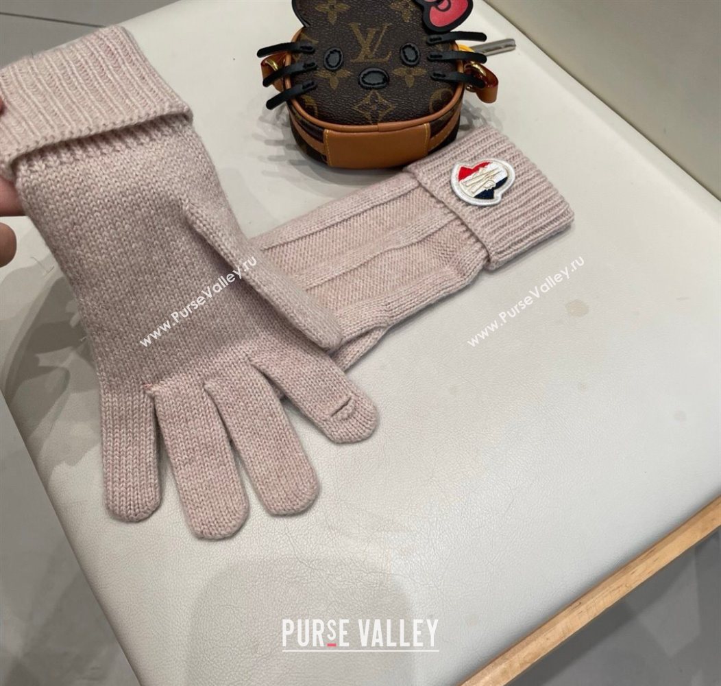Moncler Knit Gloves Powder Pink 2026 ML010501 (XMN-260105004)