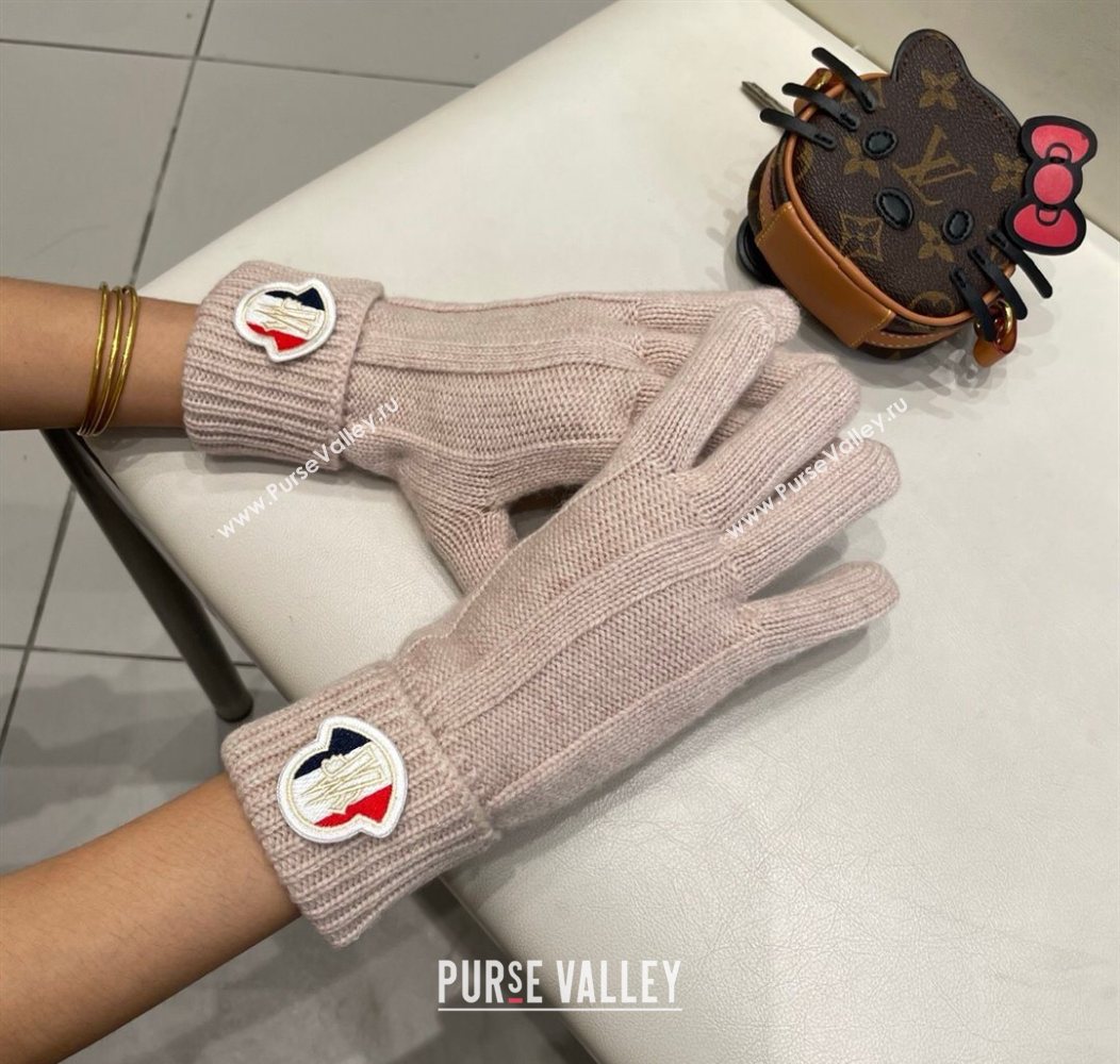 Moncler Knit Gloves Powder Pink 2026 ML010501 (XMN-260105004)