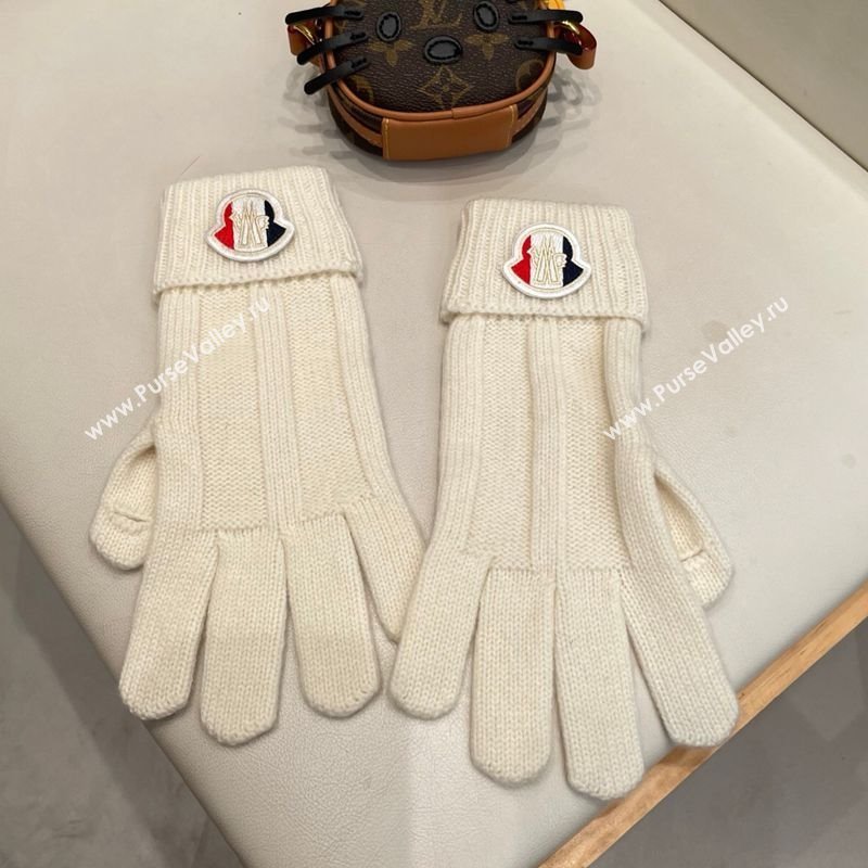 Moncler Knit Gloves White 2026 ML010501 (XMN-260105005)