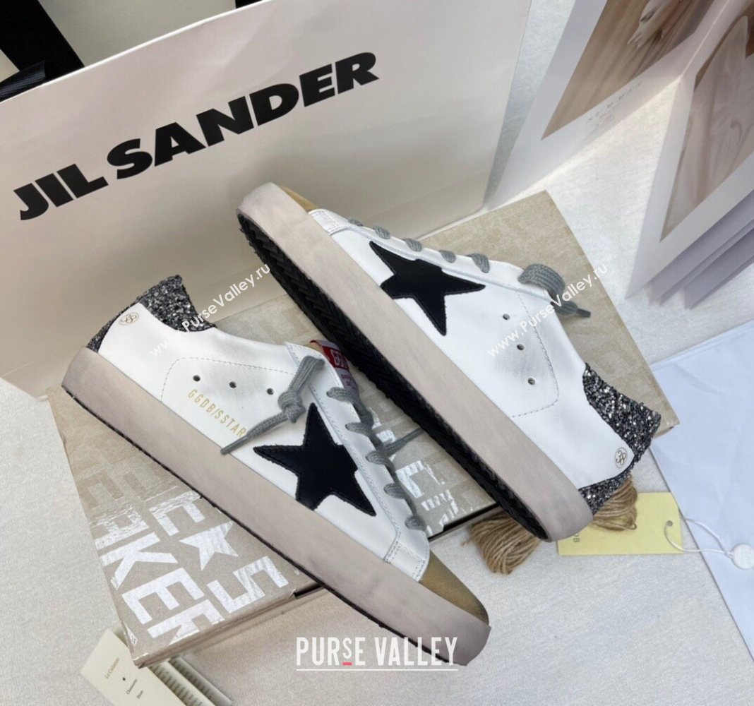 Golden Goose GGDB Super-Star Sneakers in White Calfskin and Yellow Suede 2024 (MD-240328128)