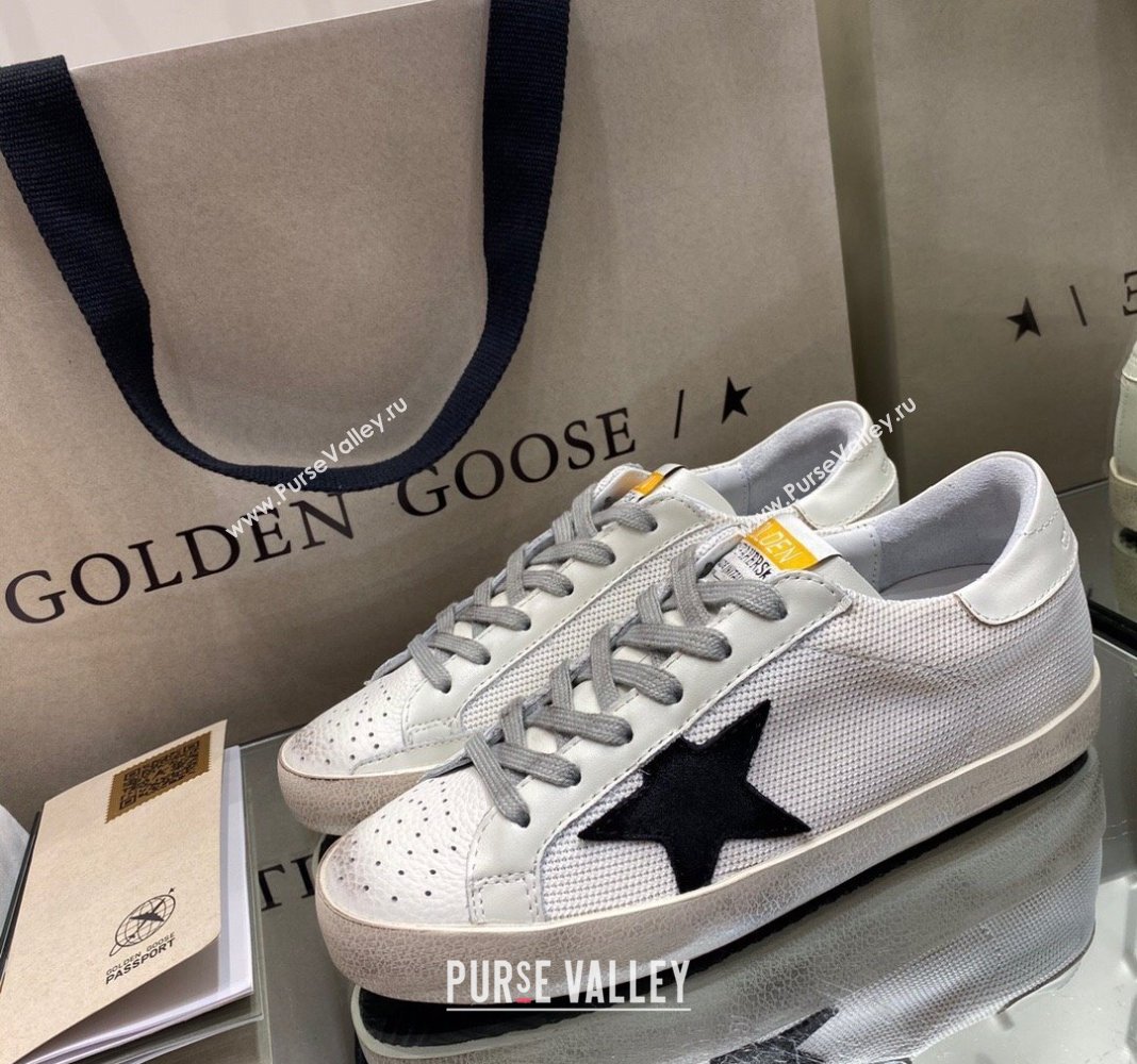 Golden Goose GGDB Super-Star Sneakers in White Mesh 2024 0328 (MD-240328140)