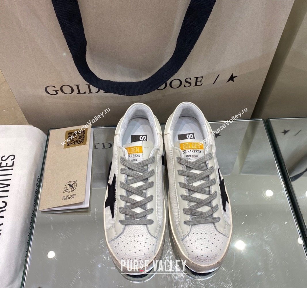 Golden Goose GGDB Super-Star Sneakers in White Mesh 2024 0328 (MD-240328140)