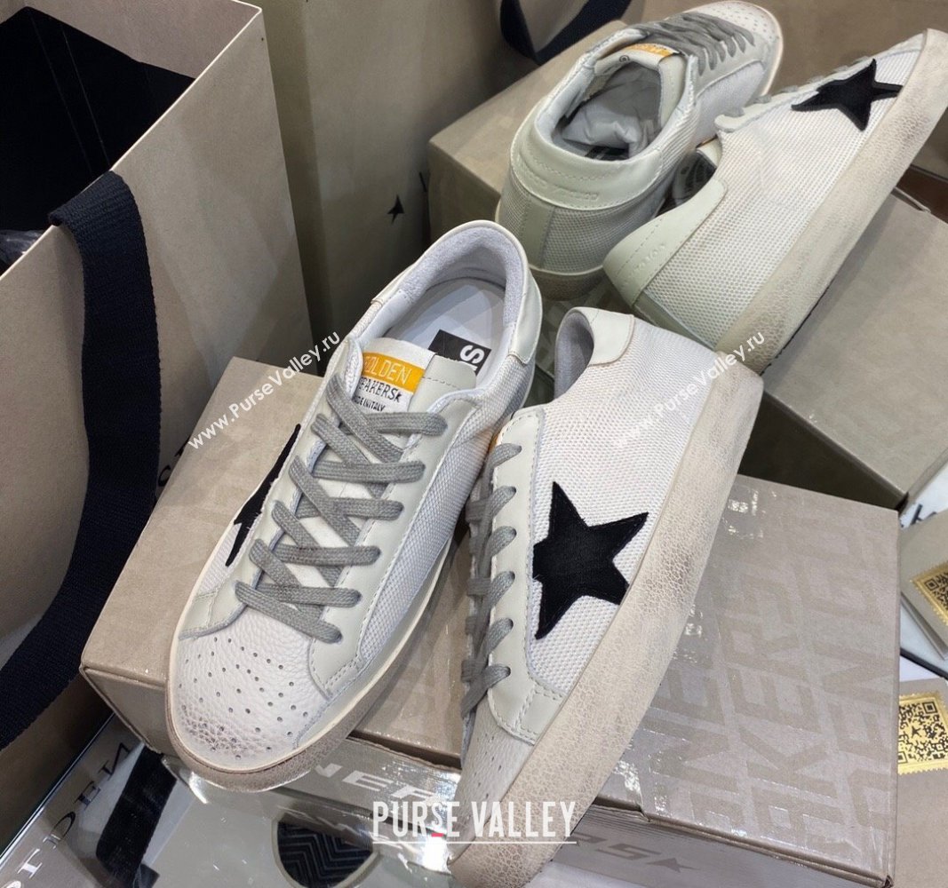 Golden Goose GGDB Super-Star Sneakers in White Mesh 2024 0328 (MD-240328140)