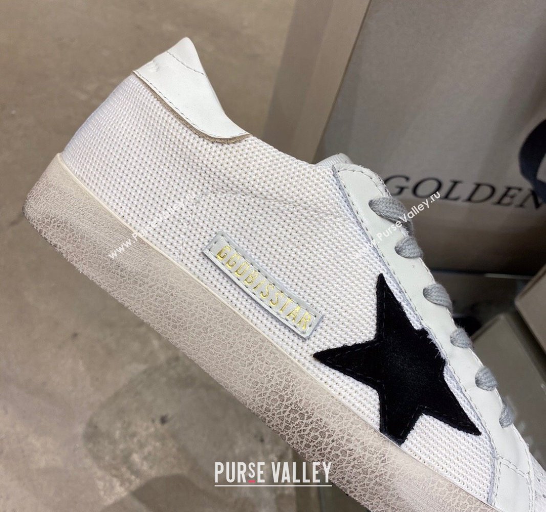 Golden Goose GGDB Super-Star Sneakers in White Mesh 2024 0328 (MD-240328140)