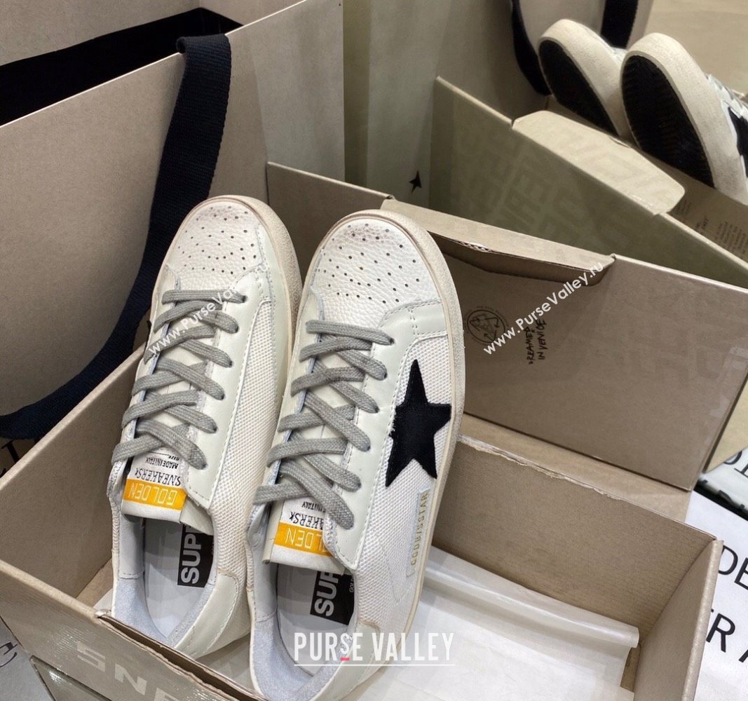 Golden Goose GGDB Super-Star Sneakers in White Mesh 2024 0328 (MD-240328140)