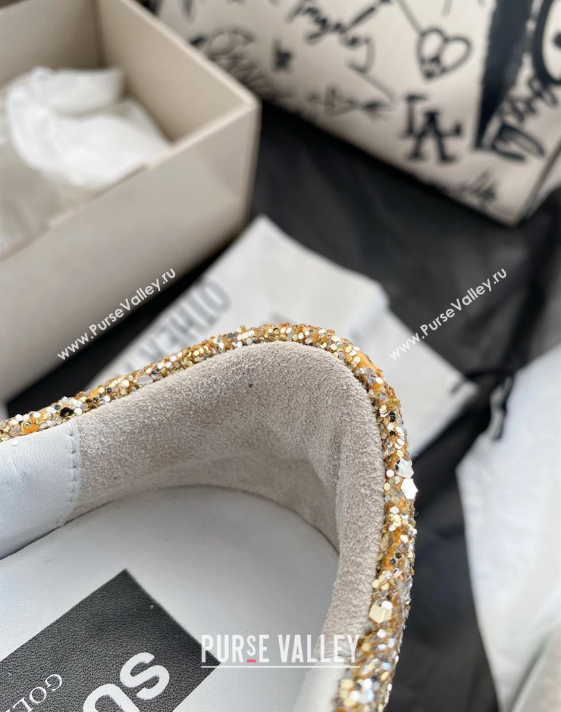 Golden Goose GGDB Super-Star Sneakers in Calfskin White/Silver/Gold 2024 (MD-240328141)