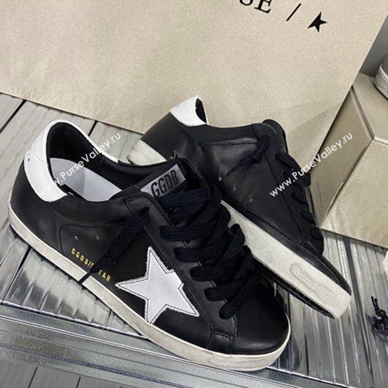 Golden Goose GGDB Super-Star Sneakers in Calfskin Leather Black/White 2024 (MD-240328144)