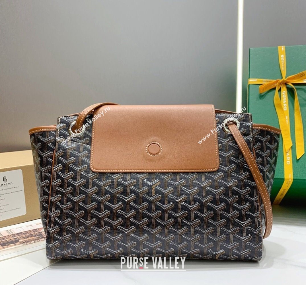 Goyard Rouette PM Shoulder Bag Brown 2024 GY6685 (ZHANG-241216064)