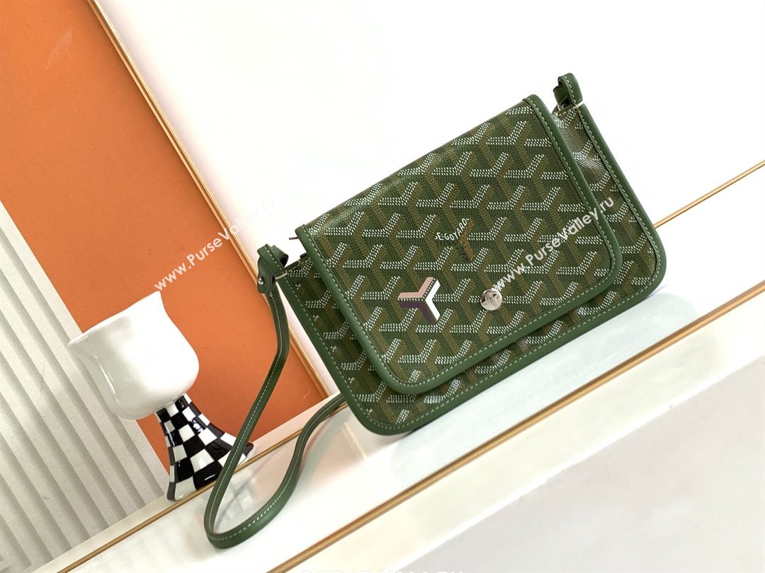 Goyard Plumet Pocket Wallet Mini Bag Kaki Green 2023 GY8015 (ZHANG-231115109)