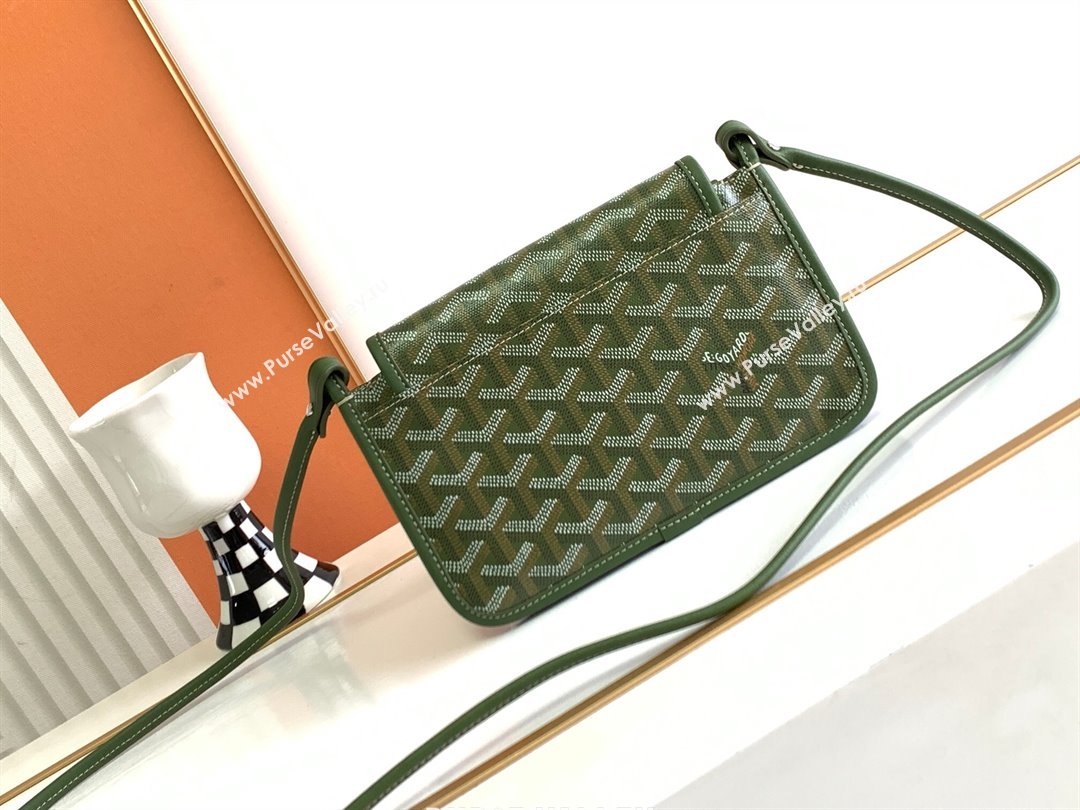 Goyard Plumet Pocket Wallet Mini Bag Kaki Green 2023 GY8015 (ZHANG-231115109)