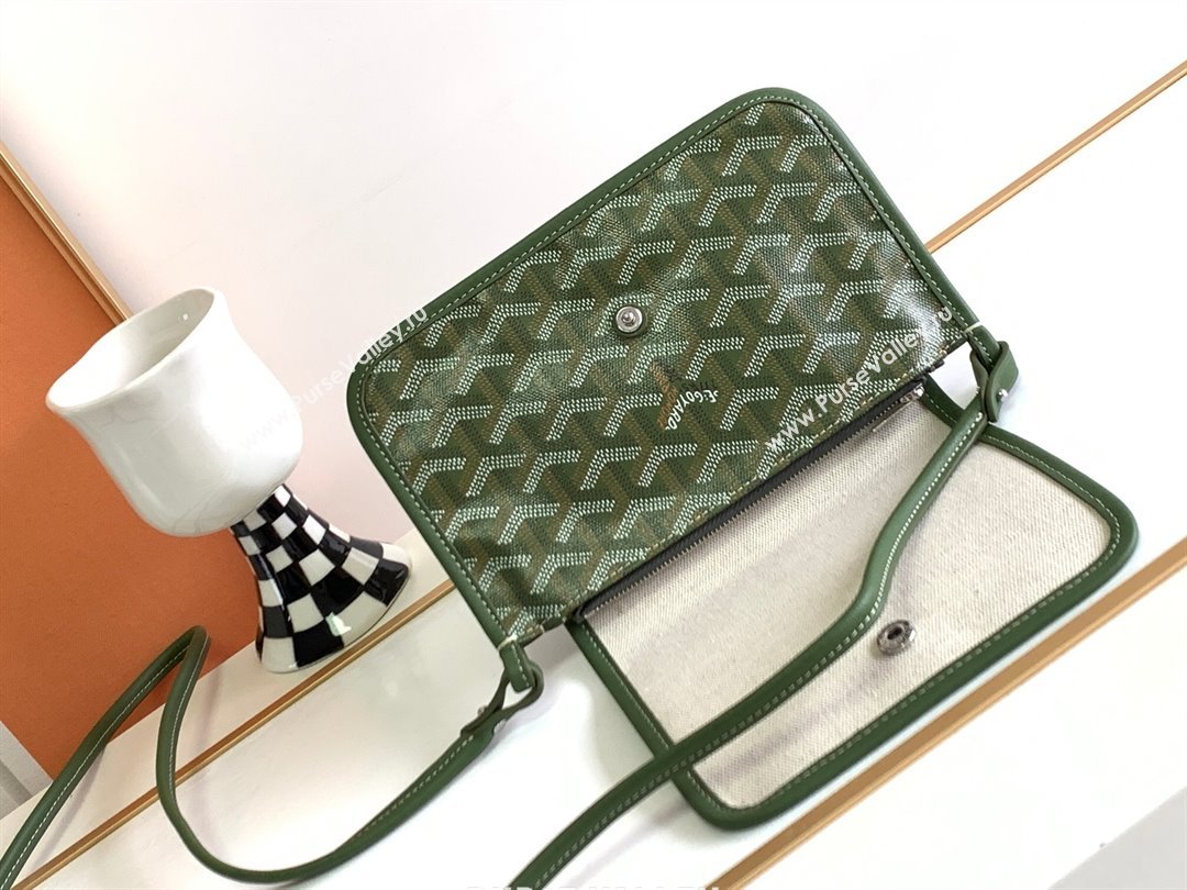 Goyard Plumet Pocket Wallet Mini Bag Kaki Green 2023 GY8015 (ZHANG-231115109)