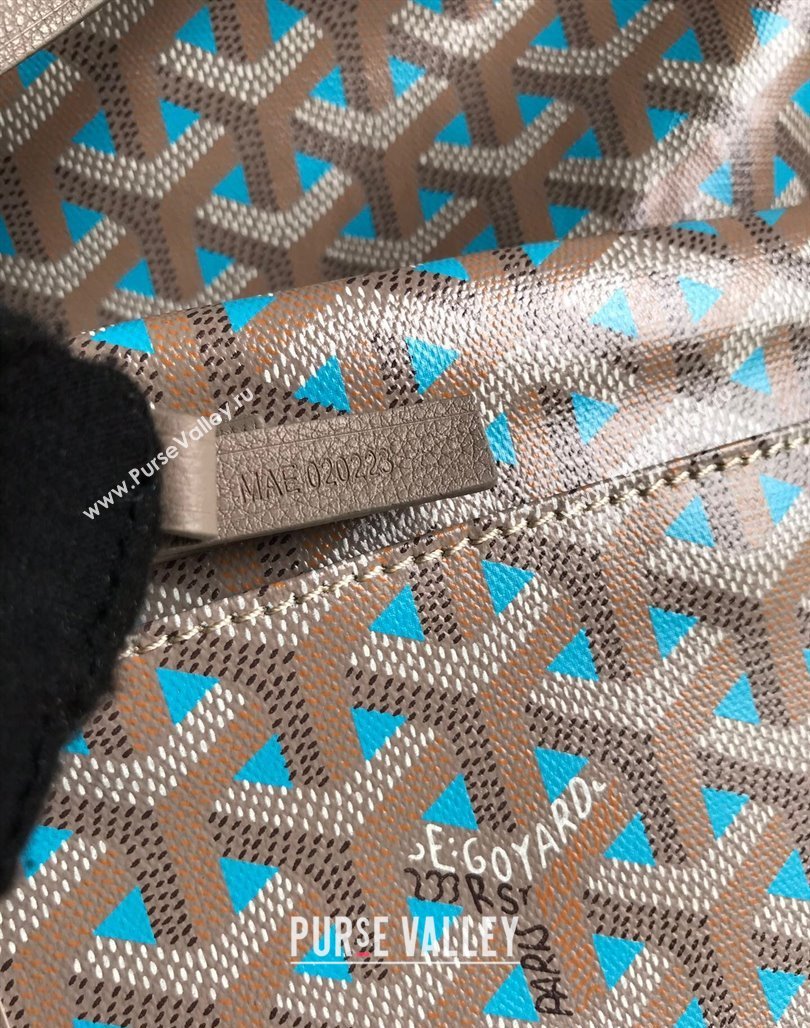 Goyard Boheme Claire-Voie Hobo Bag Turquoise Blue 2023 020223 (nana-231229069)