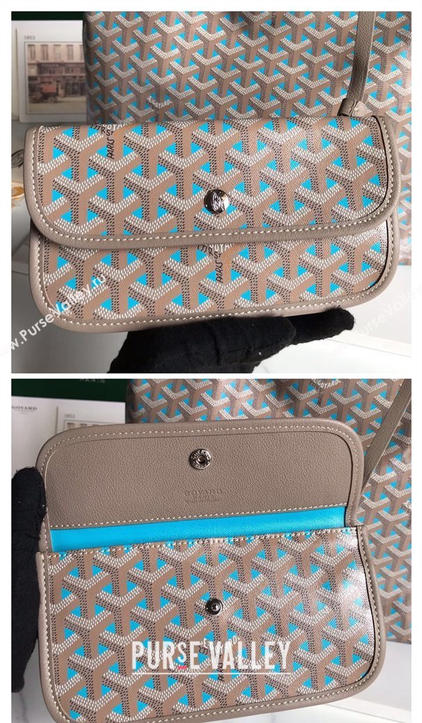 Goyard Boheme Claire-Voie Hobo Bag Turquoise Blue 2023 020223 (nana-231229069)