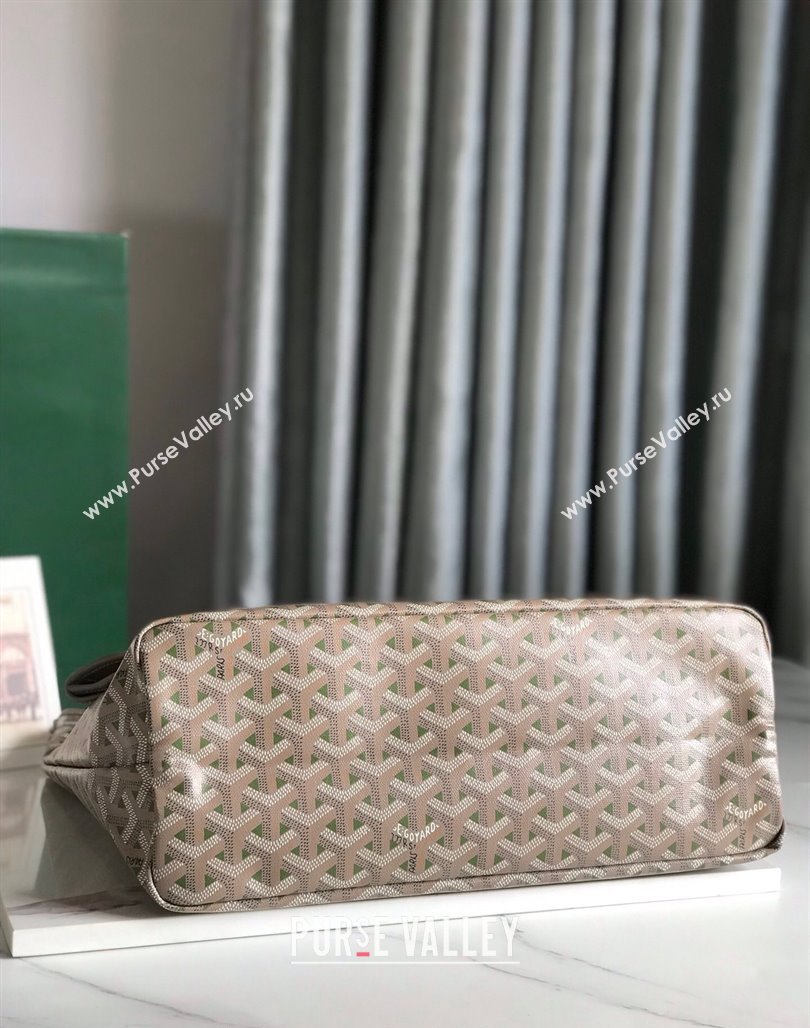 Goyard Boheme Claire-Voie Hobo Bag Khaki Green 2023 020223 (nana-231229070)