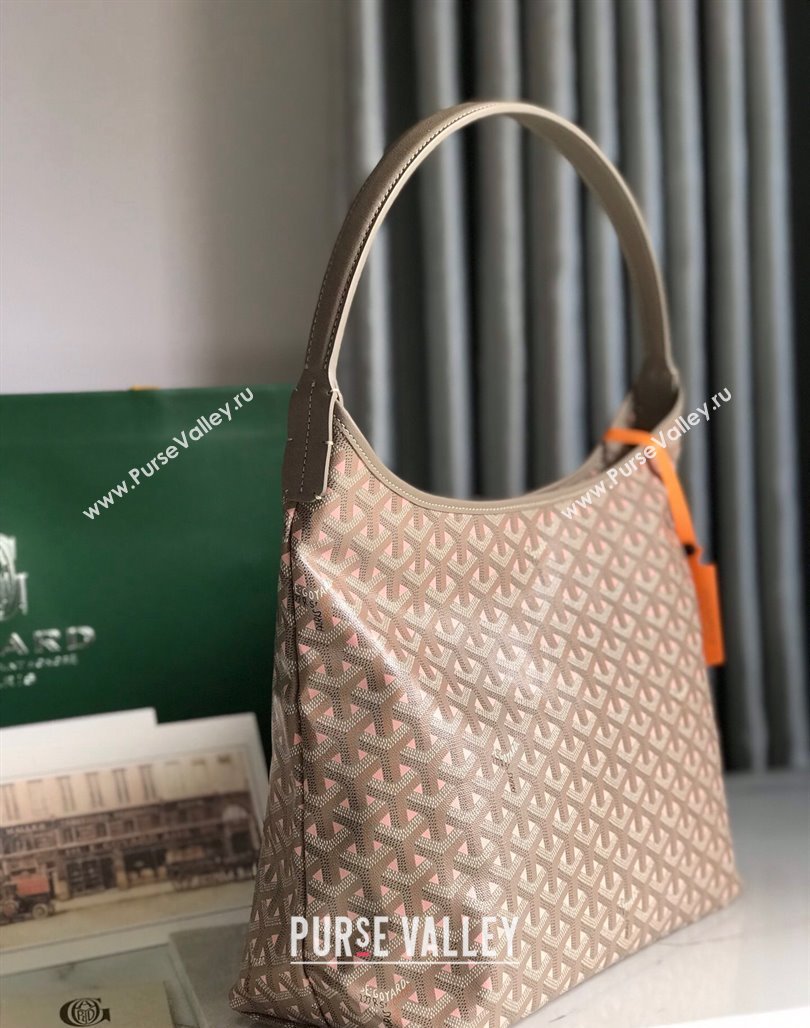 Goyard Boheme Claire-Voie Hobo Bag Powder Pink 2023 020223 (nana-231229071)