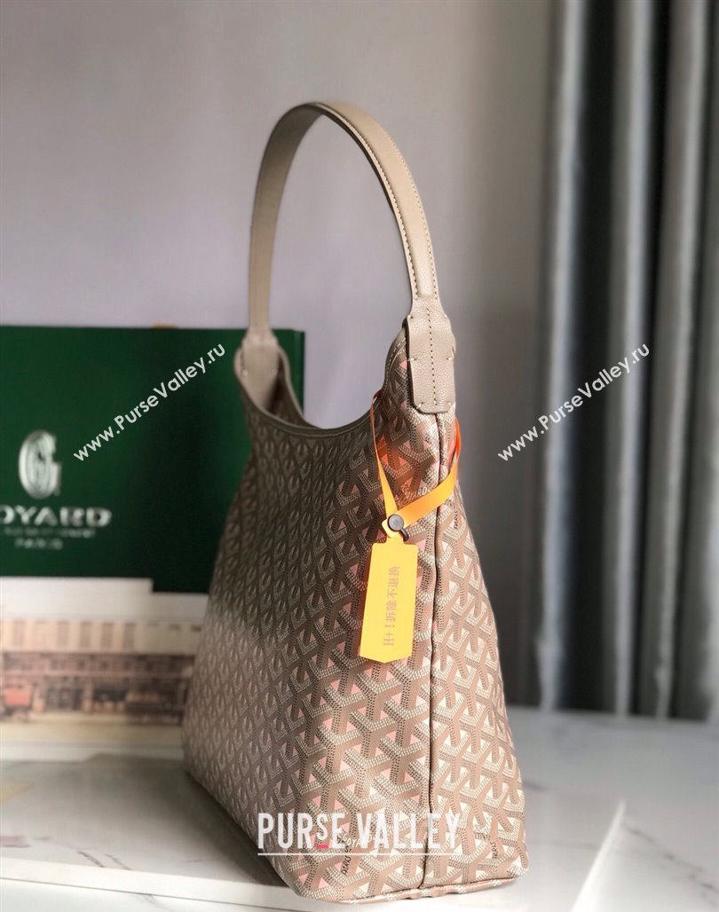 Goyard Boheme Claire-Voie Hobo Bag Powder Pink 2023 020223 (nana-231229071)