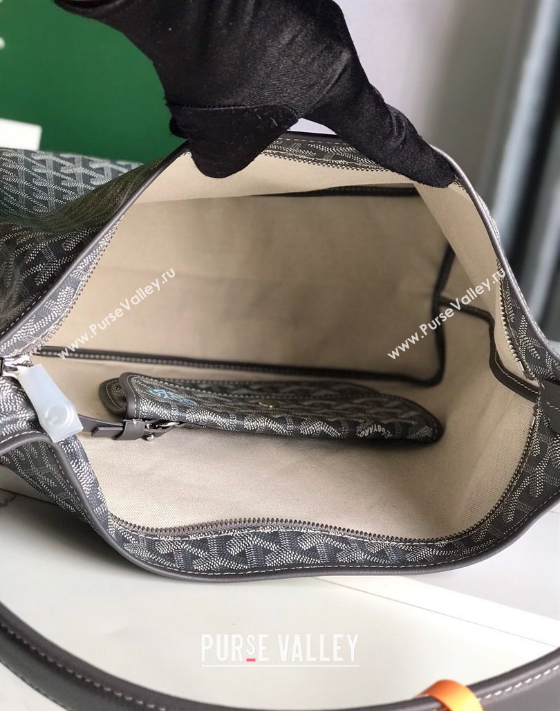 Goyard Boheme Heart Hobo Bag Grey 2023 020223 (nana-231229073)